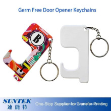 Sublimation Portable Germ Free Keychain Touchless Door Opener